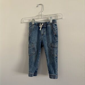 Kids Denim Jogger Pants Toddler Pants